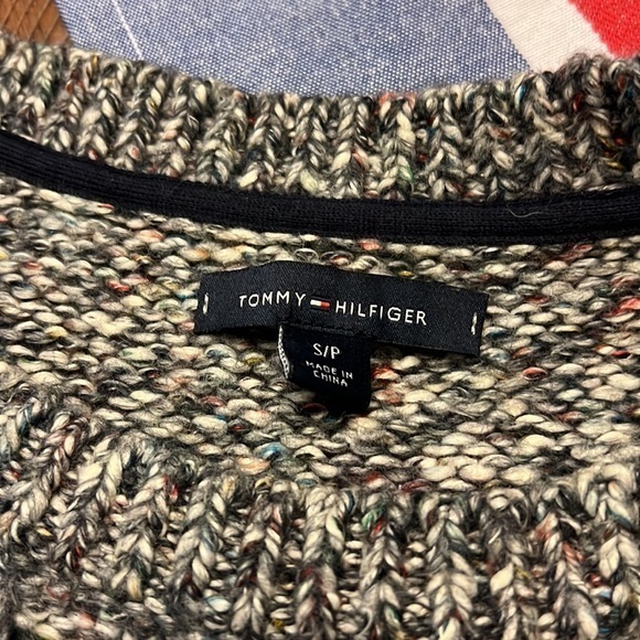 Tommy Hilfiger multi color knitted tunic sweater B8-15 - Picture 4 of 7